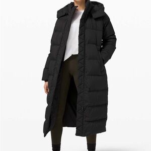 lululemon Wunder Puff Long- BLACK size 8